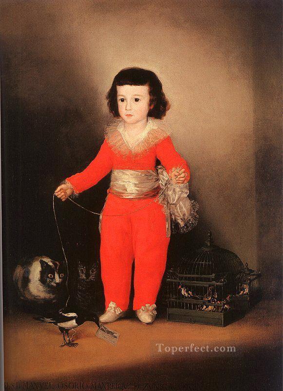Don Manuel Osorio Manrique de Zuniga portrait Francisco Goya Oil Paintings